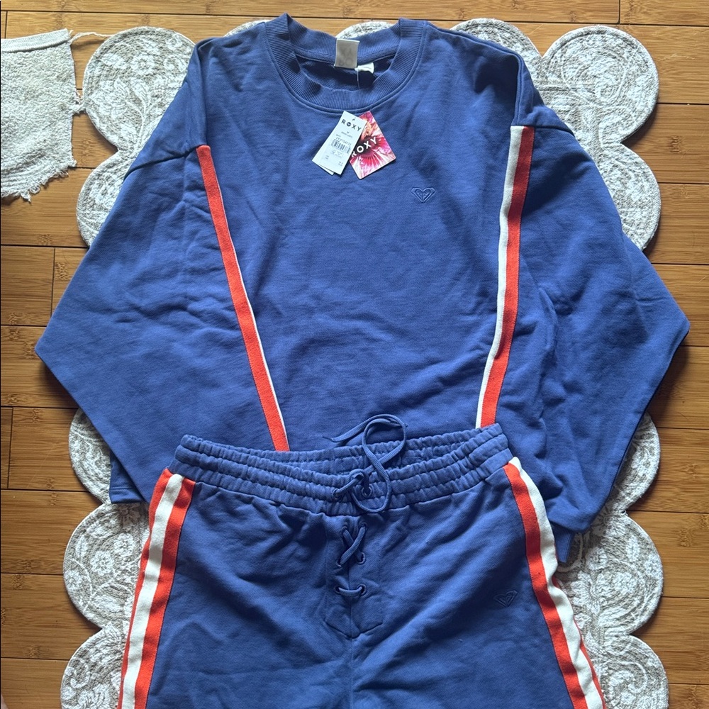 Roxy Blue Matching Sweatset